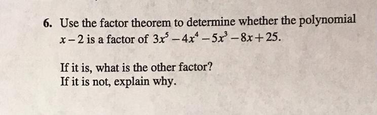 If you are not knowledgeable in college algebra please let me know so I can move on more quickly. Thanks