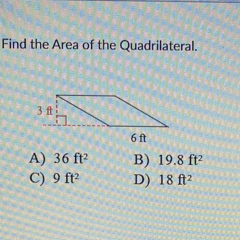 Find the Area of the quadrilateral. Please help 