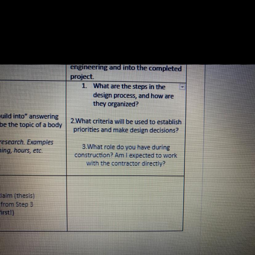 Can someone please help me with this? I need someone to turn these questions into a thesis. Thank you!
