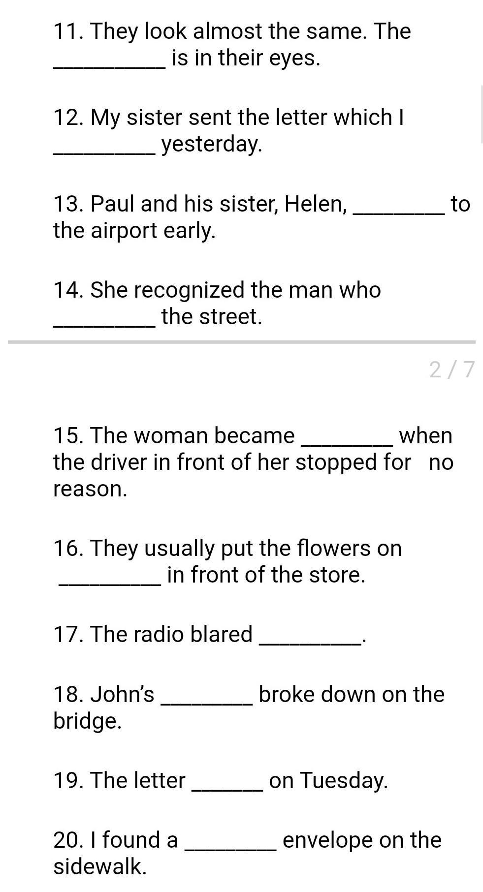 Please Do This Asap Thank You Soo Much . Read The Following Sentences. Identify The Part Of Speech That